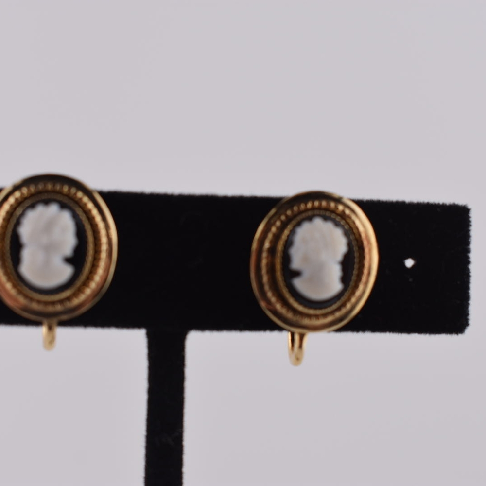 Cameo Earrings